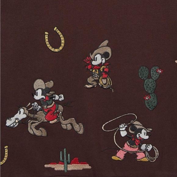 NWT - Disney Unisex Crewneck Embroidered Western Sweater Limited Edition - Picture 3 of 8